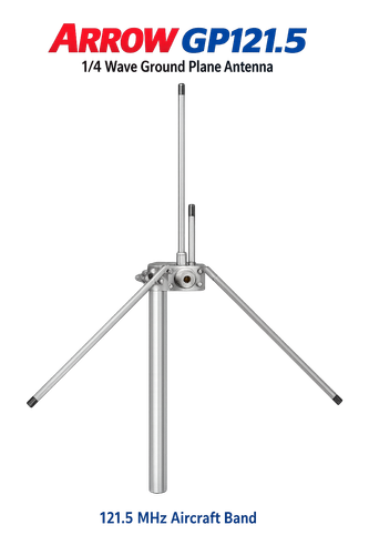 Arrow Antenna GP121.5 – 1/4 Wave Ground Plane (Aircraft Band) - Radioworld UK