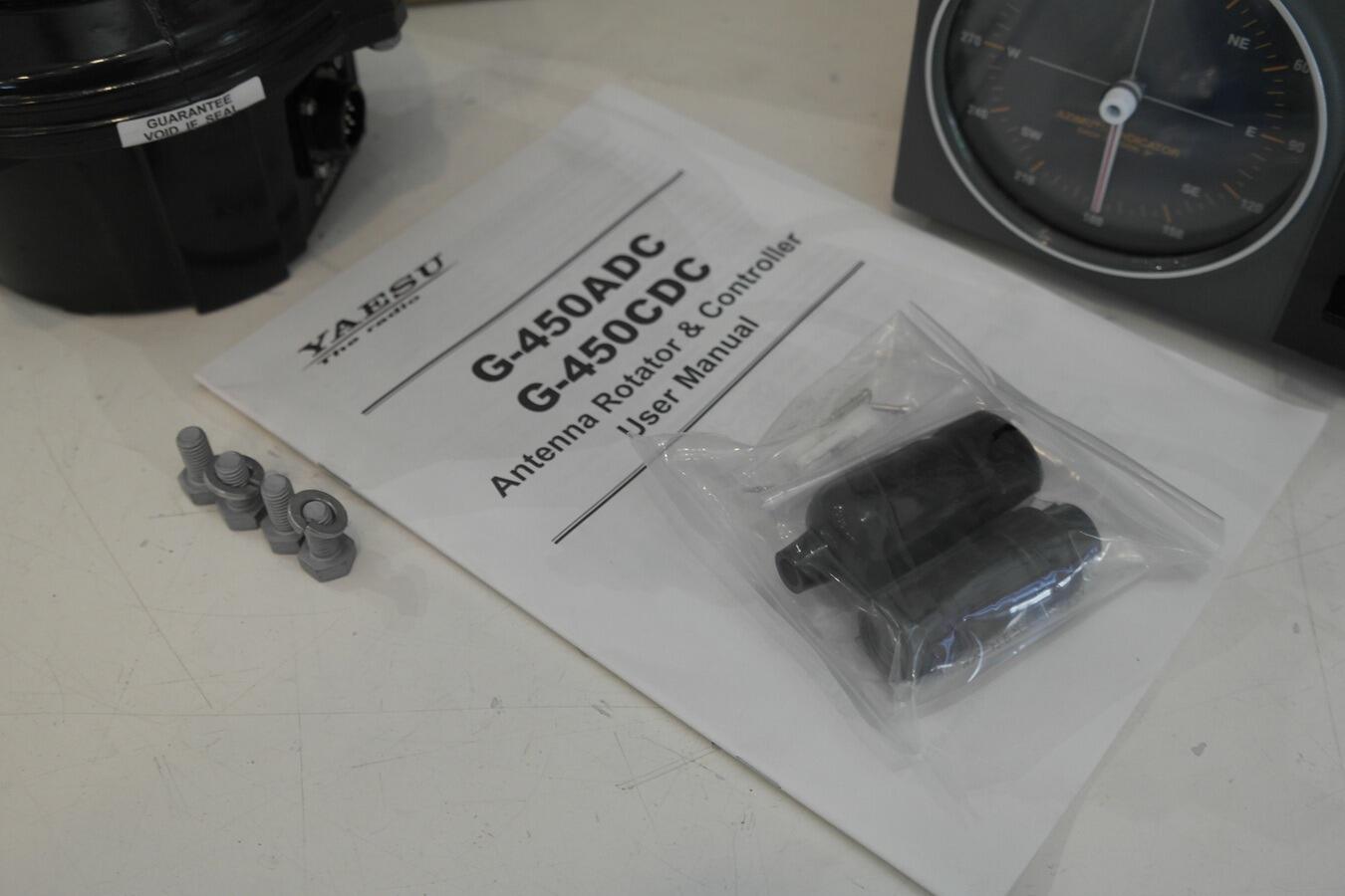 Yaesu G-450CDC light duty beam rotator front panel