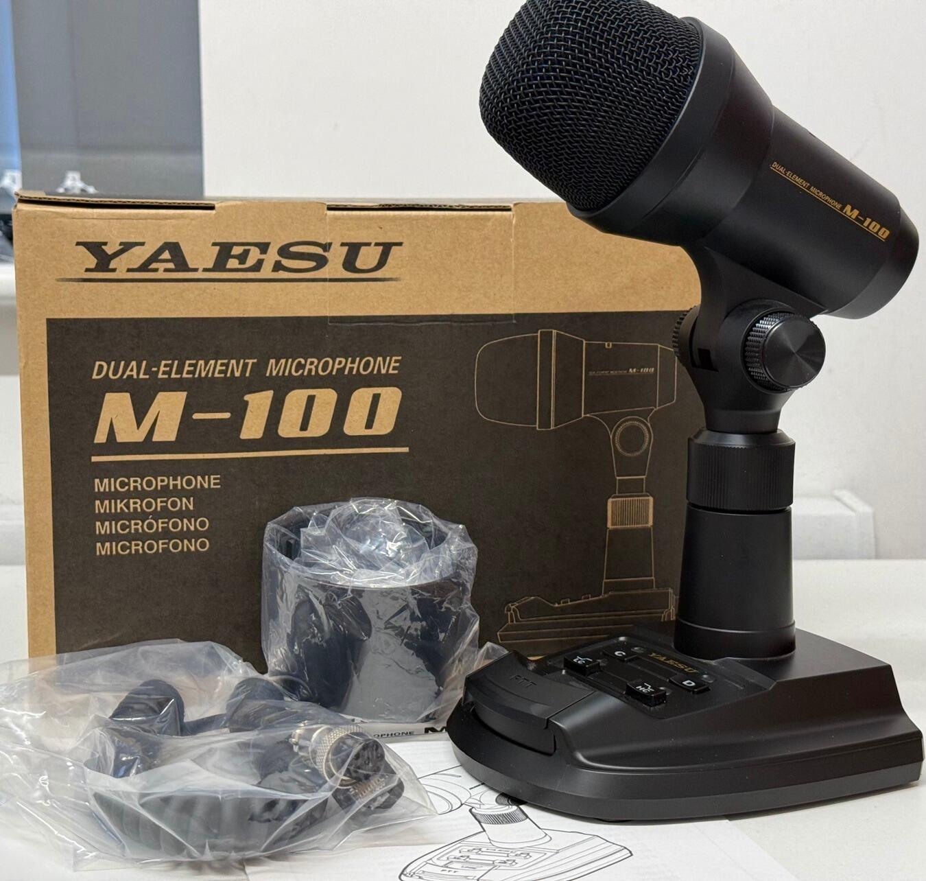 Second Hand Yaesu M‑100 Dual Element Microphone