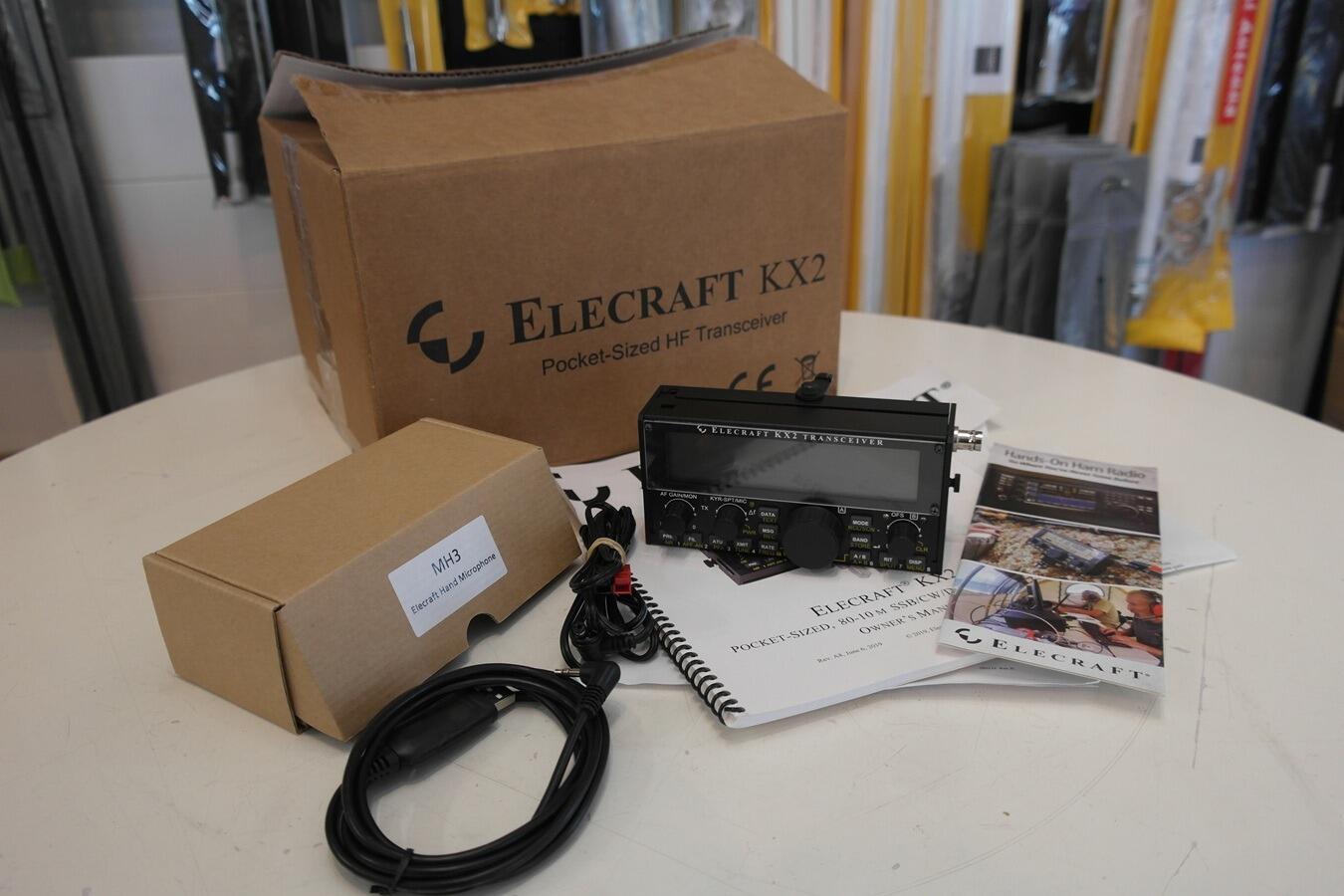 Elecraft KX2 QRP portable HF transceiver with ATU fitted