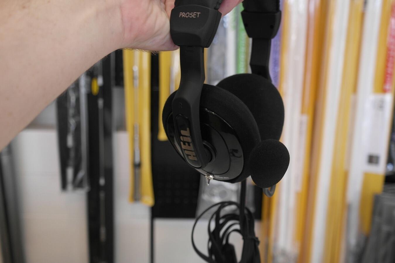 Heil Pro Set IC boom microphone headset for Icom amateur radio