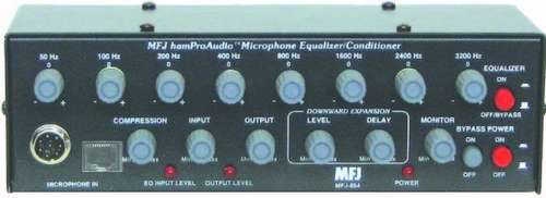 Mfj-654 equalizer & conditioner 8-band for voice (no VU meter)