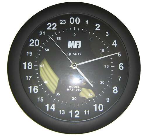 Mfj-105d 24 hour wall clock