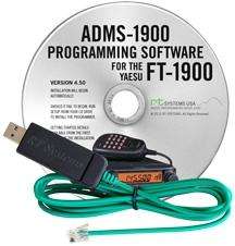 ADMS-1900 Programming Software and USB-29F cable for the Yaesu FT-1900*
