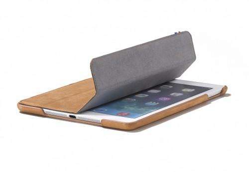 Decoded case ipad air leather slim cover brown