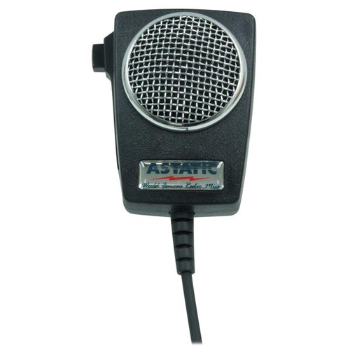 Astatic d104m6b amplified 4pin ceramic power cb microphone.