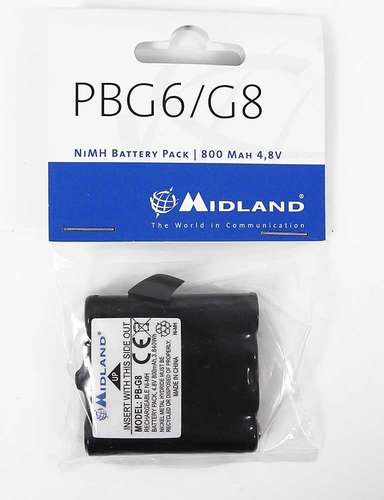 Midland pbg6,g8 battery pack for g6,g8 range