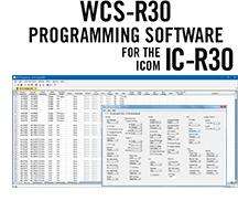 Programming software and rt-49 cable for the icom ic-r30