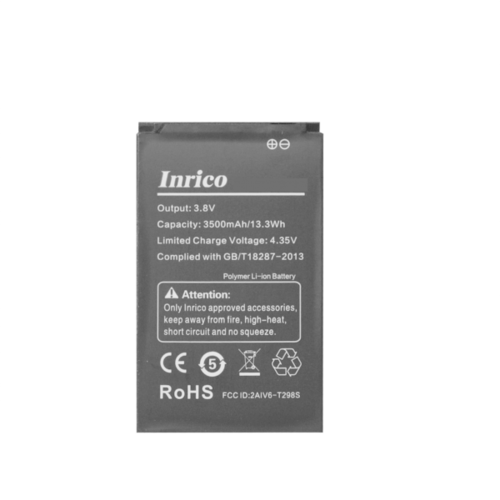 Inrico t320 battery - bat32 3.8v 3500mah -13.3wh