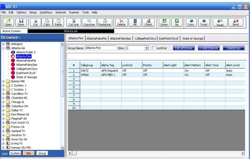 ARC XT PRO is Windows software for the Uniden BCT15X, BCD396XT , Windows 7, 8, 10, and 11