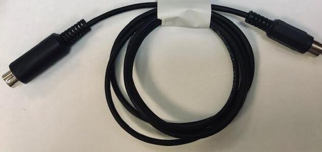 PTT switched lead phono RCA plug for the Yaesu 8-pin connector.
