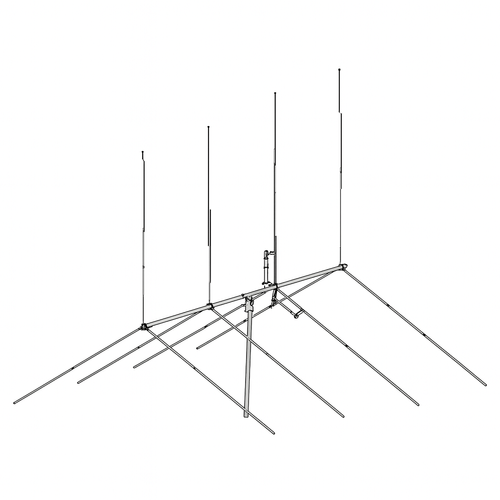 Gizmotchy beam antenna – 10/11 Meter expandable amateur radio beam with vertical and horizontal elements