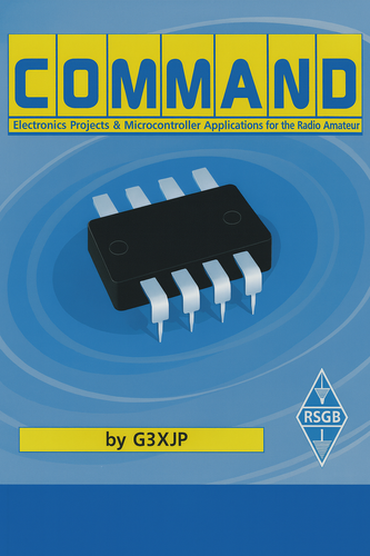 COMMAND book cover – RSGB guide featuring integrated circuit illustration and blue wave design – Radioworld UK