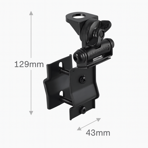 Diamond K-512 Roof Rail Mounting Bracket – 3-Axis Adjustable, 15–34mm Mast, Tilt Control, Radioworld UK