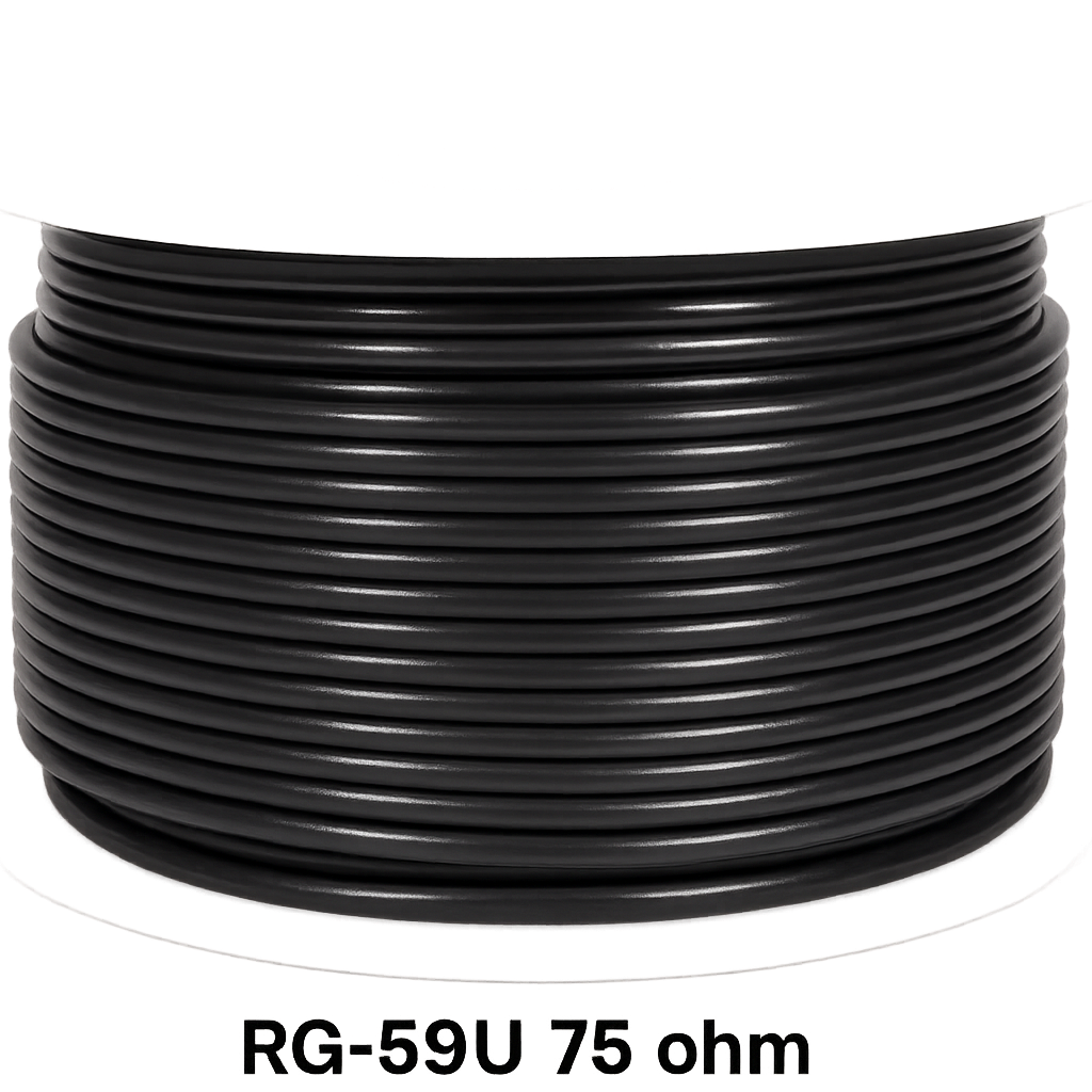 RG‑59U 75 Ohm Coax Cable (Sold Per Metre)