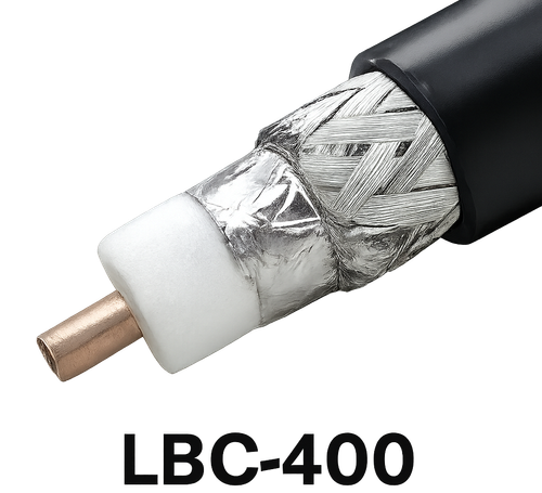 LBC‑400 low loss coaxial cable – 100m drum