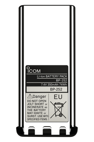 “Icom BP‑252 Li‑Ion battery pack 7.4V 950mAh for IC‑M33 marine radio – Radioworld UK”