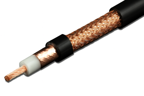 “Messi & Paoloni Hyperflex 10 coaxial cable – 10mm 50‑ohm flexible low‑loss cable”