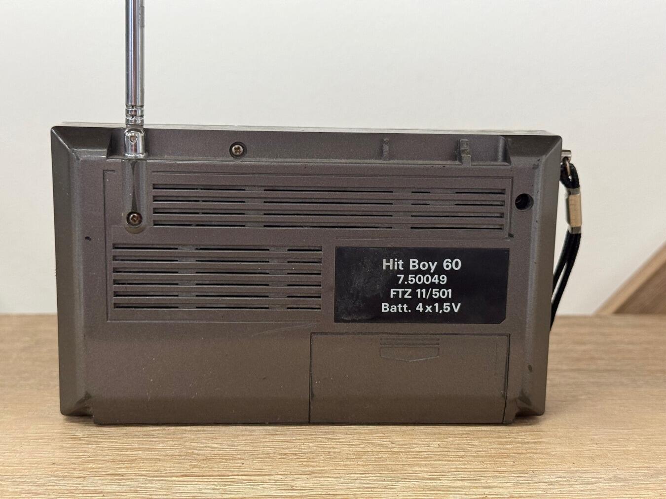 Used Grundig Hit Boy 60 portable radio detail