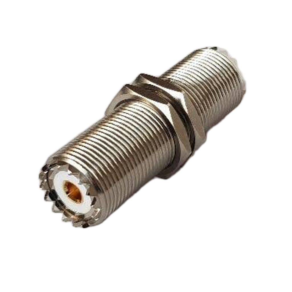Messi & Paoloni SO239 to SO239 panel‑mount barrel coupler for RF applications – Radioworld UK