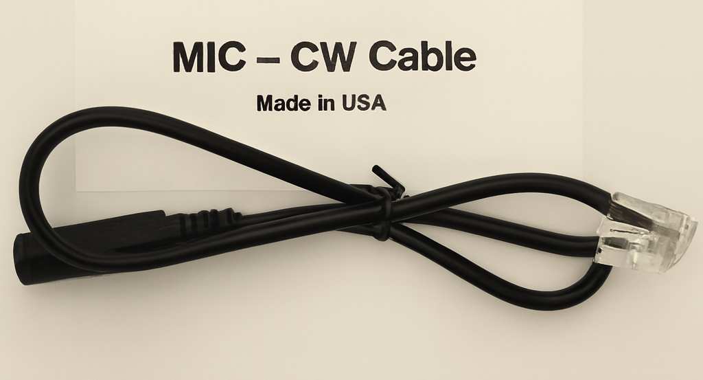 W4RT MIC‑to‑CW Cable for Yaesu FT‑817 / FT‑817ND