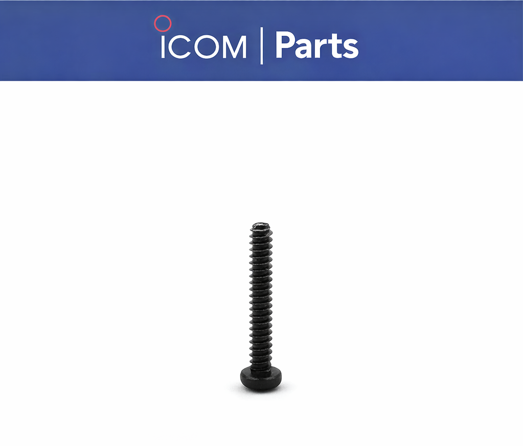 Icom Screw BT B0 2×8 NI‑ZK3 – Genuine OEM Fastener for Icom Radios & Accessories