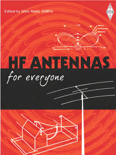HF Antennas for Everyone book cover edited by Giles Read G1MFG