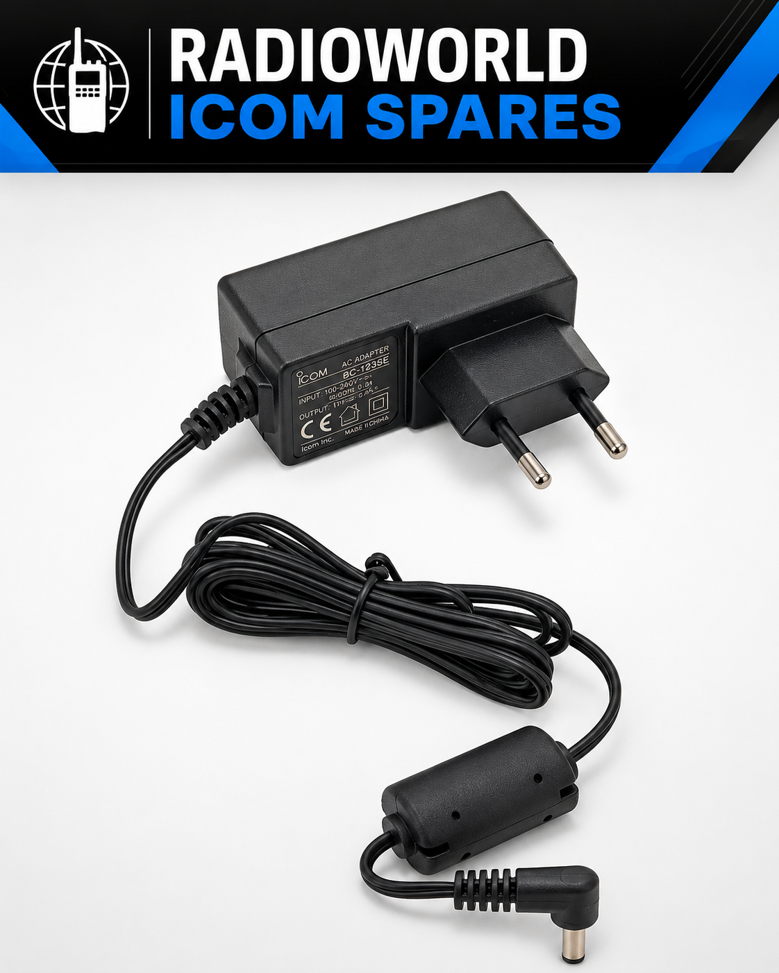 icom bc‑167sd wall charger with uk adapter for ic‑a24e a6e a22e a3e – radioworld uk