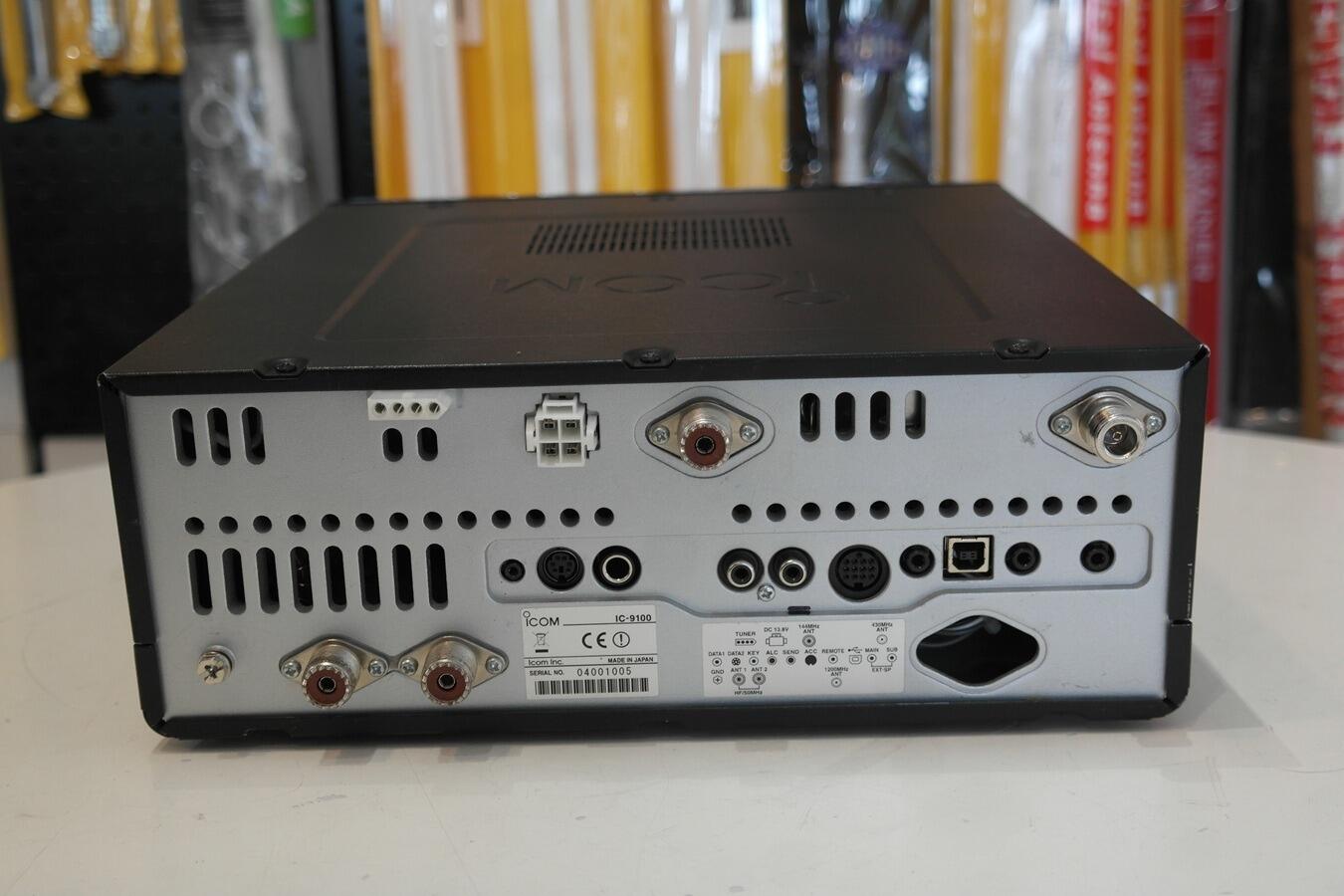 Icom IC-9100 multi-band amateur radio transceiver front panel
