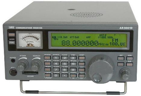 AOR AR-5001D 40kHz - 3.15GHz. Base receiver