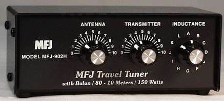 Mfj-902h manual travel tuner 3.5-30mhz 150w.
