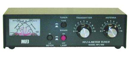 Mfj-906 6m ATU 6-meter tuner with wattmeter, 50-54 MHz.