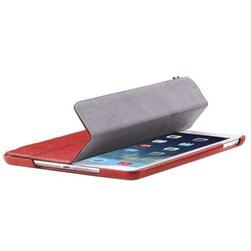 Decoded case ipad air leather slim cover red