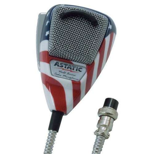 Astatic 636l ultimate noise cancelling microphone, stars n stripes edition.