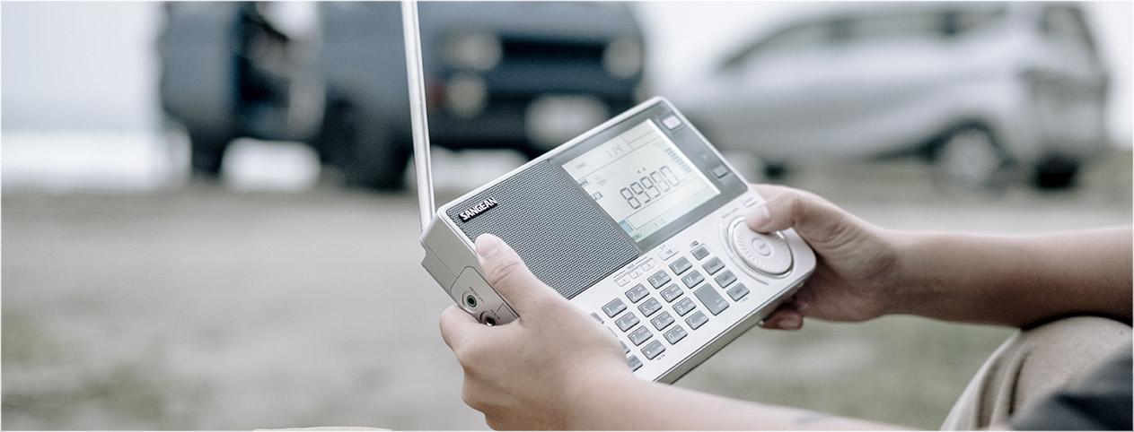 sangean ats-909x2 white portable radio radioworld uk