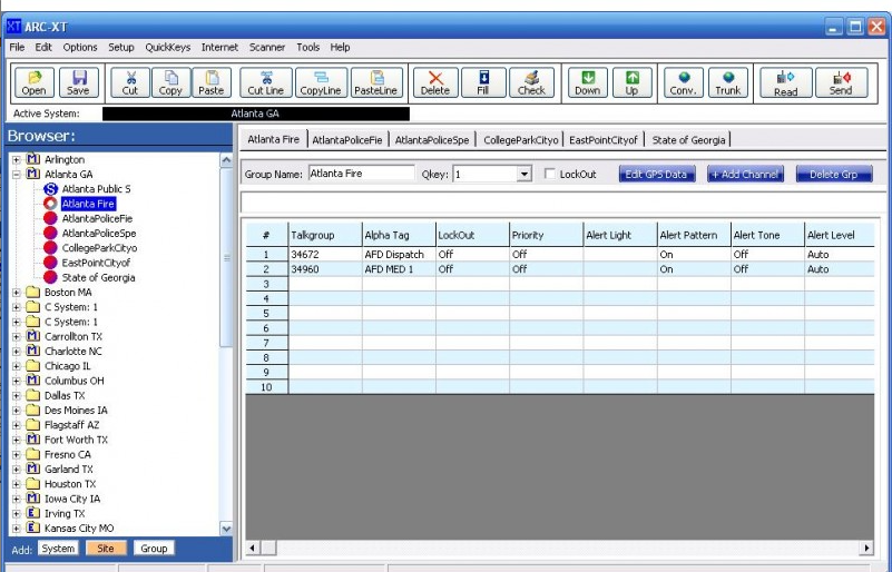 ARC-XT Basic Is Compatible With Various Scanner Models Including The BCT15X, BCD396XT, BCD996XT, And BC346XT