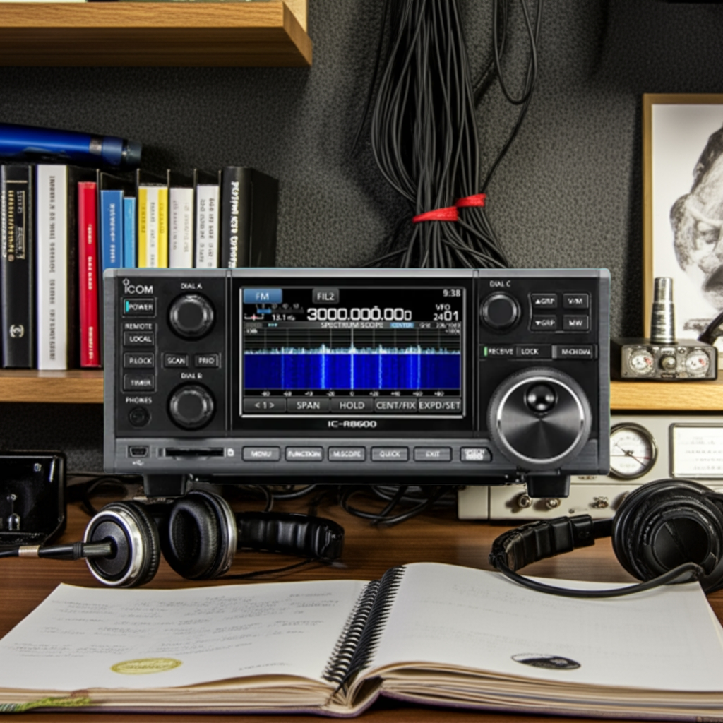 Icom IC-R8600 receiver - amateur radio environment