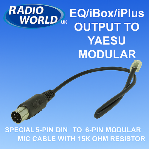 EQ/iBox/iPlus Output Cable – Yaesu Modular Adapter