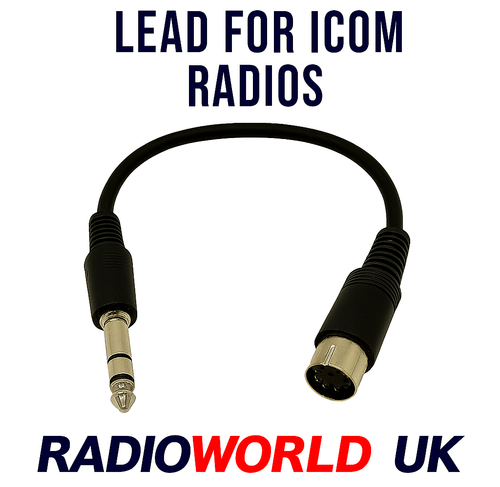 W2IHY Balanced 8-Pin DIN Rear Accessory Lead for ICOM Radios - Radioworld UK