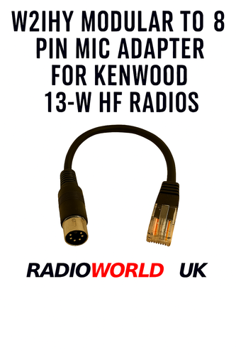 W2ihy kenwood modular to 8 pin mic adapter for w2ihy eq's