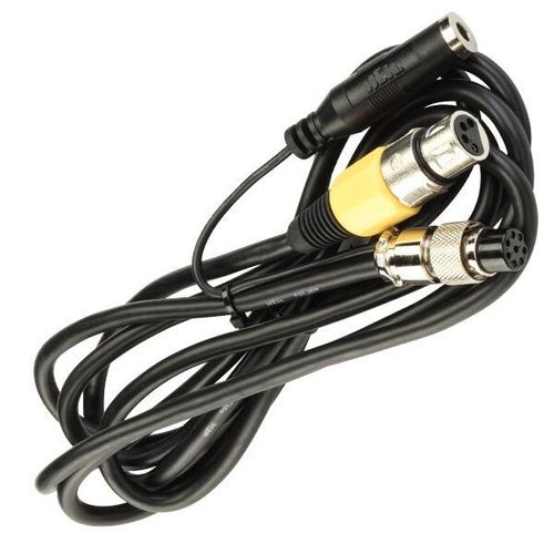 Heil CC-1-Y XLR to Yaesu 8-pin connector close-up