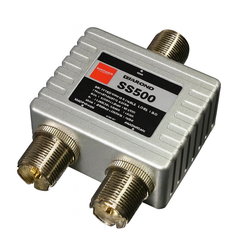Diamond SS-500 Wide Band Antenna Splitter/Combiner – 0.5–500MHz, 3x PL Female, 30dB Isolation – Radioworld UK