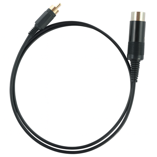 PTT switching lead – RCA plug to Icom 13‑pin accessory socket cable