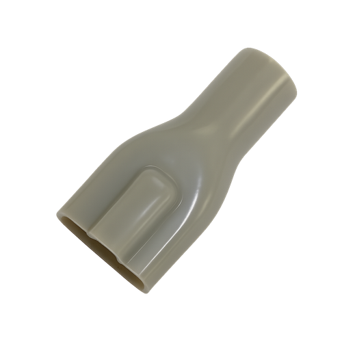 “Icom rubber cover for 6‑pin DC power cable, grey, flexible and heat‑resistant”