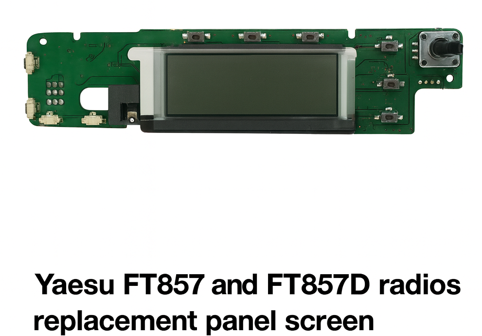 Yaesu FT‑857 FT‑857D panel screen replacement front view – Radioworld UK