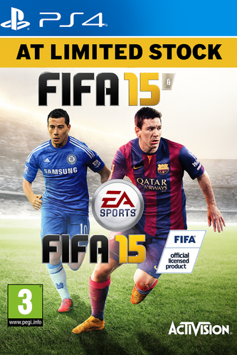 FIFA 15 PS4 cover with limited stock banner – Radioworld UK