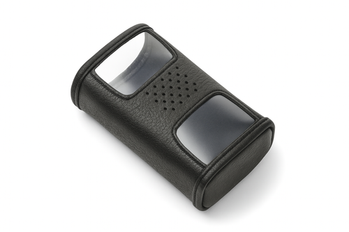 CSC‑76 Soft Case for Yaesu VR‑120 – padded black protective sleeve with clear screen panel, Radioworld UK