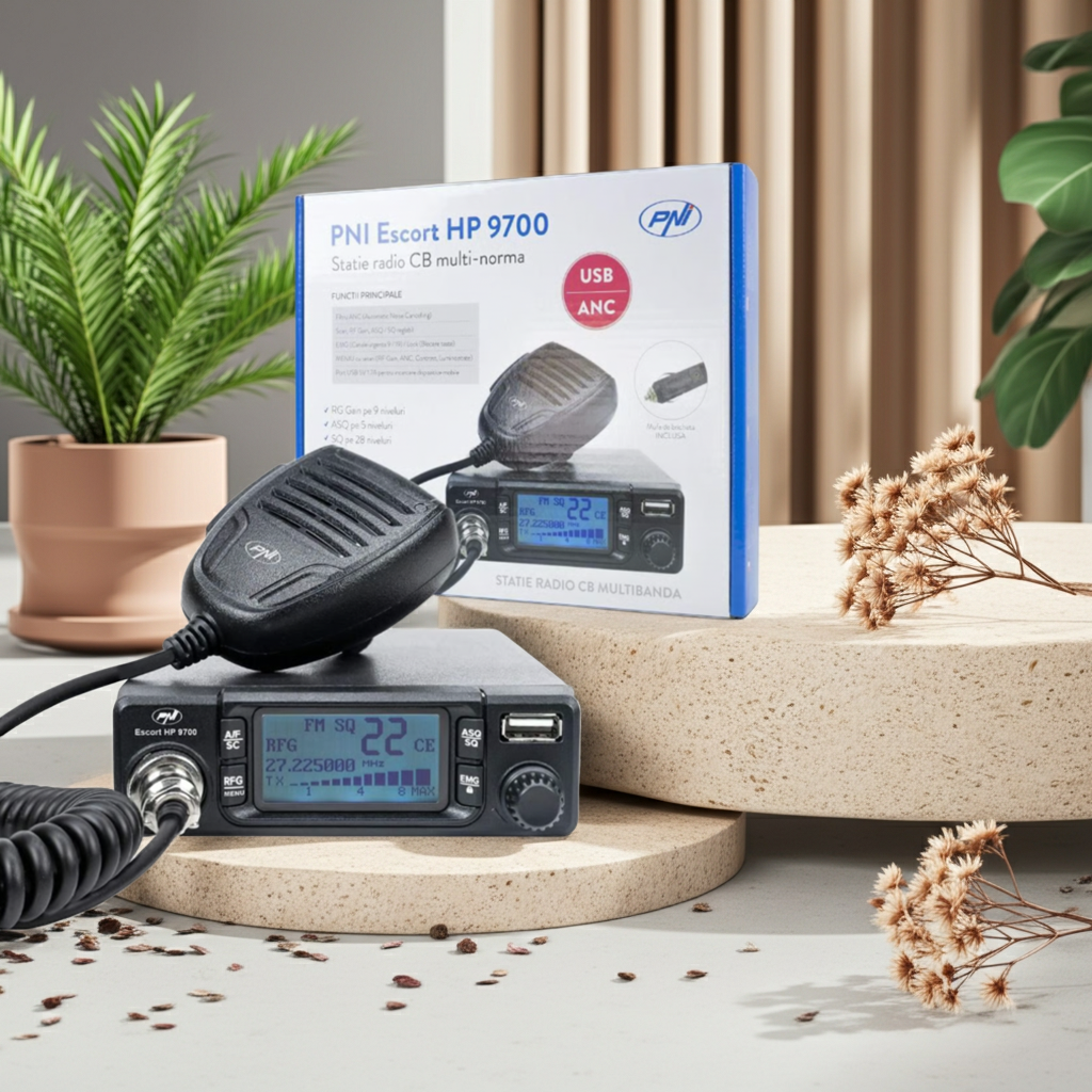 PNI Escort HP9700 mobile CB transceiver with USB front panel – Radioworld UK