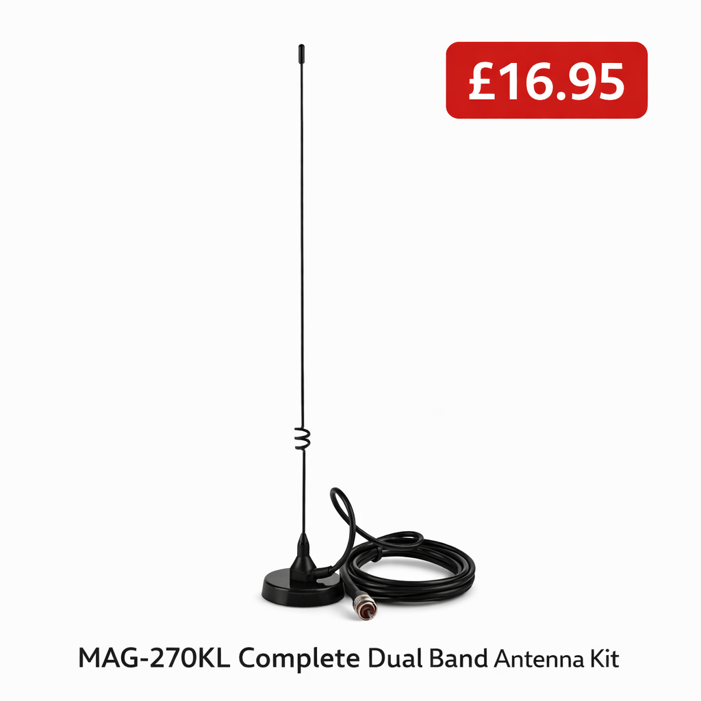 Radioworld‑style product image with the £16.95 badge
