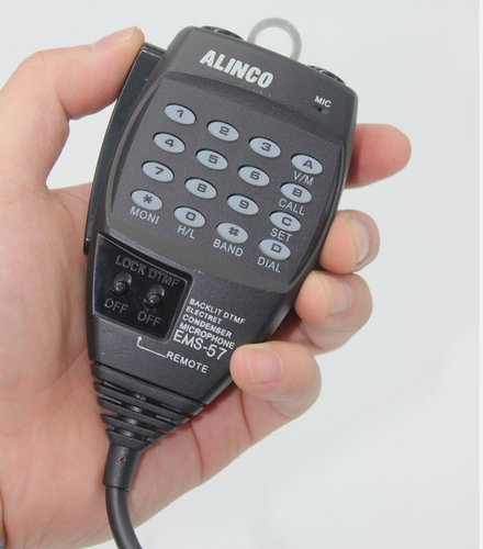 Alinco EMS‑57 Hand Mic with Backlit Keys, DTMF & Remote Control
